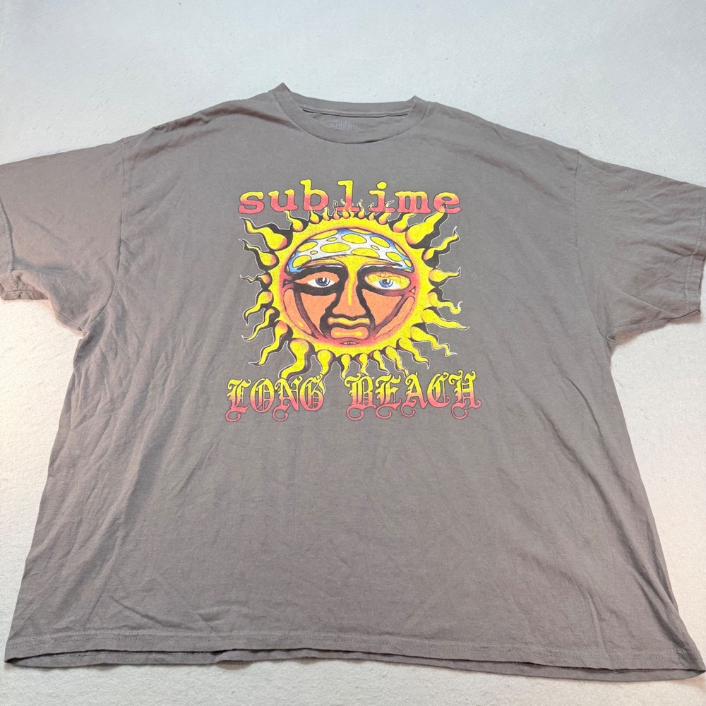 Sublime Long Beach Sun Graphic T Shirt Band Tee Mens‎ 3XL
